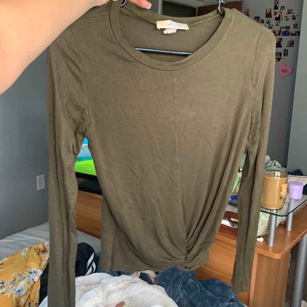 emerald green long sleeve